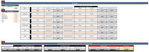 Screenshot of the 5 Heat Transfers Pricing Calculator Spreadsheet showcasing editable fields and built-in formulas for easy pricing calculations.